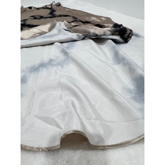 New Steve Madden Size S LORENZA Slip DRESS Storm Blue *Stain* - Picture 8 of 13